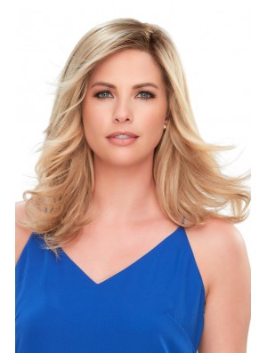 Top Smart 12 inch | Synthetic Hairpiece With Lace Front Mono (Clip- in/Adhesive)