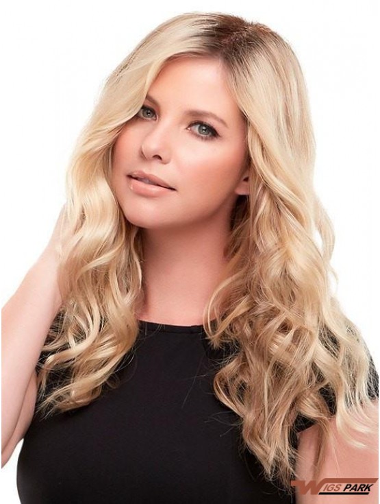 Top Wave 18 inch | Synthetic Hair Topper (Full Mono)