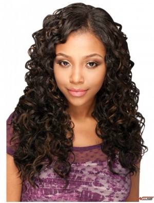 Popular Brown Long  U Part Wigs