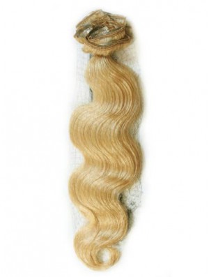 Blonde Wavy Gorgeous Remy Real Hair Tape In Hair Extensions