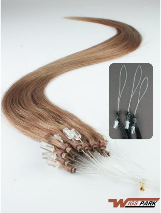 Cheapest Brown Straight Micro Loop Ring Hair Extensions