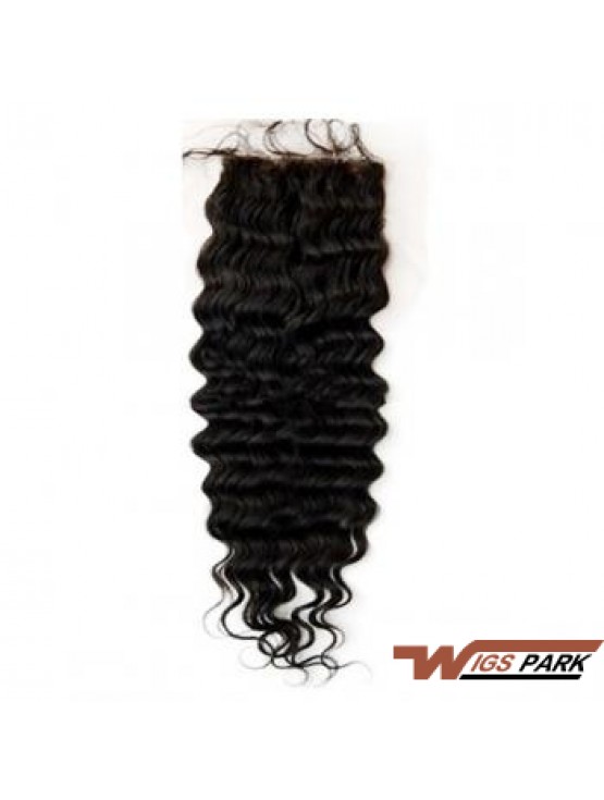 Sleek Black Long Wavy Lace Closures