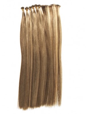 Straight Remy Real Hair Blonde Trendy Weft Extensions