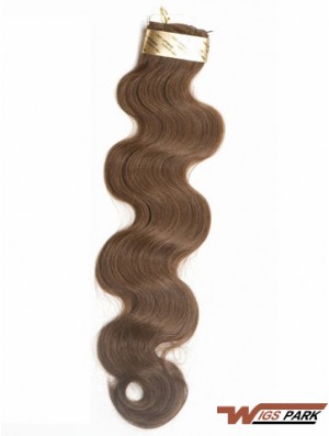 Brown Wavy Stick/I Tip Hair Extensions