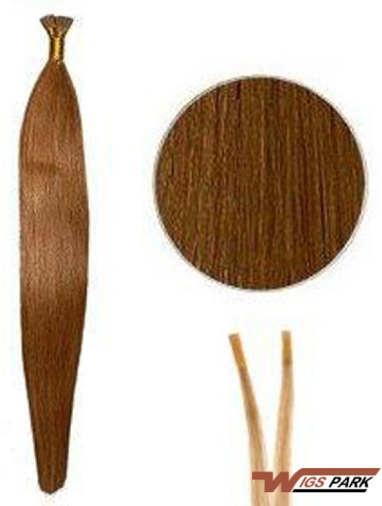 Auburn Straight Stick/I Tip Hair Extensions