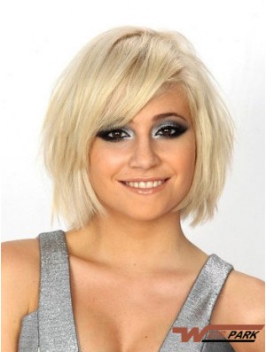 Bob Wigs UK 100% Hand Tied Straight Style Chin Length