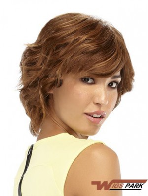 11 inch Great Auburn Layered Monofilament Wigs