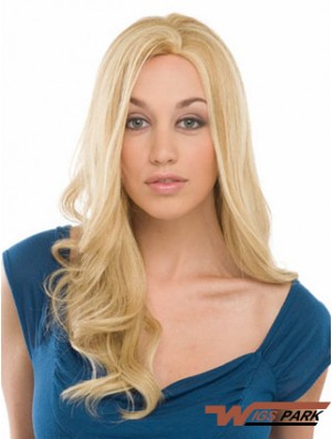 Wavy Layered Capless Blonde Online Long Wigs