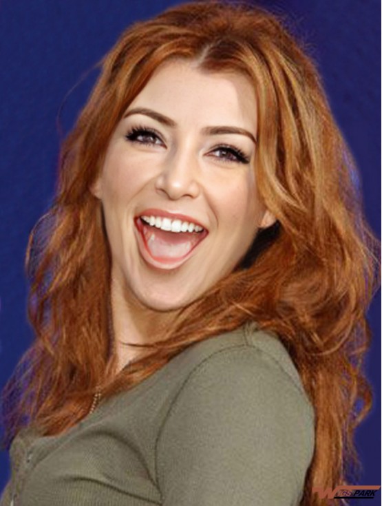 Without Bangs Long Copper Wavy 20 inch New Real Hair Alyson Hannigan Wigs