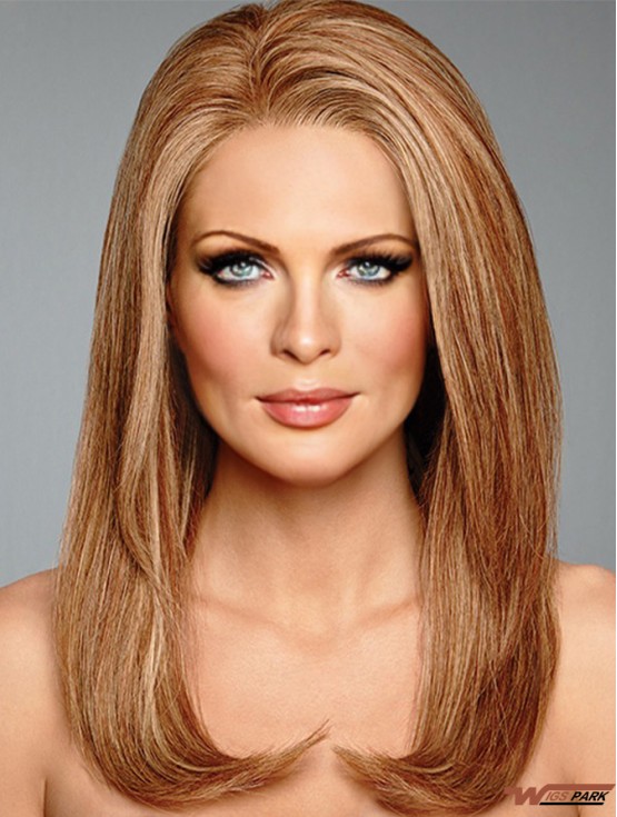 Long Straight 16 inch 100% Hand-tied 100% Real Hair