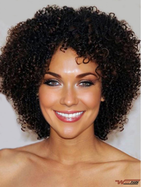  Short Real Hair Wigs For Black African American Women With Lace Front