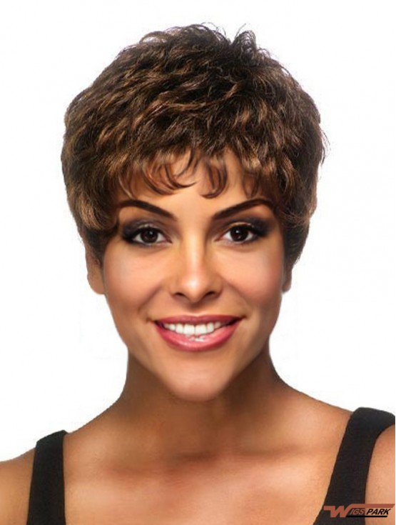 African American Wigs For Women With Lace Front Short Length