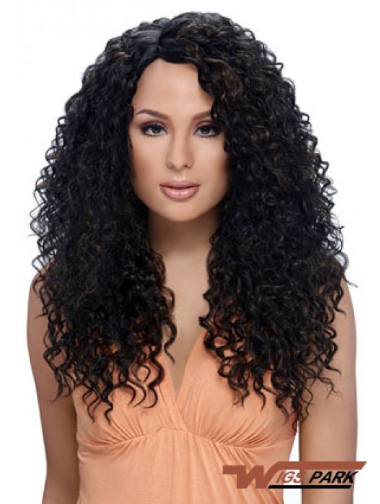 Long Black  Layered Perfect African American Wigs