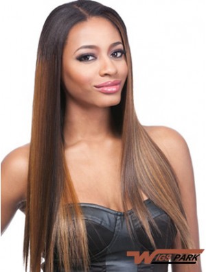 24 inch Ombre/2 Tone Lace Front Wigs For Black Women