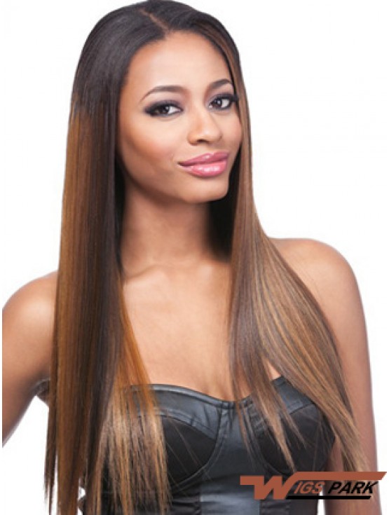 24 inch Ombre/2 Tone Lace Front Wigs For Black Women