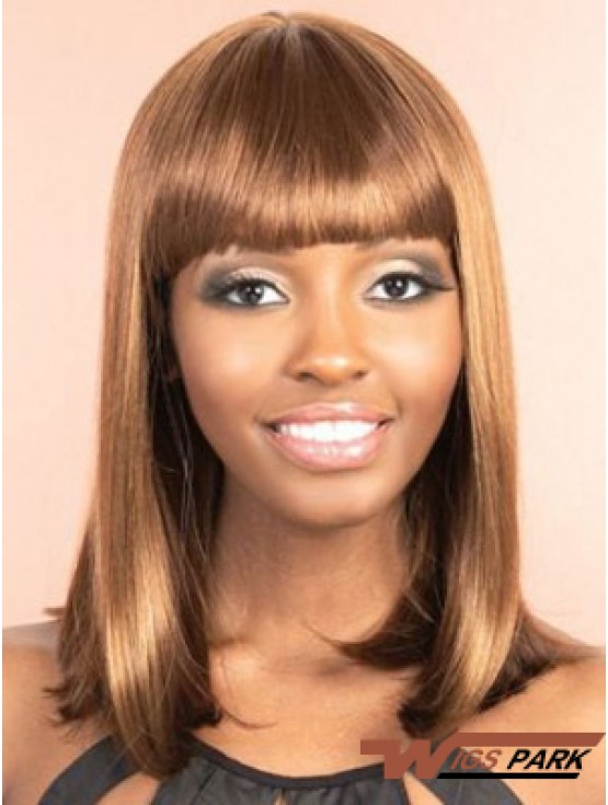 Cheap African Wigs Straight Style Bobs Cut Shoulder Length