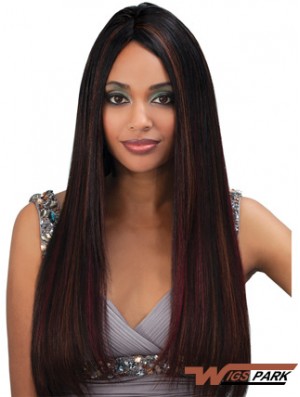 24 inch Auburn Lace Front Wigs For Black Women