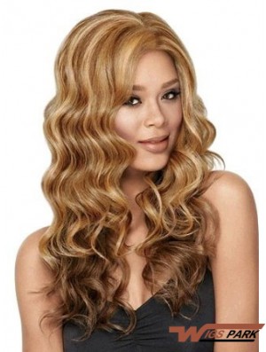 Best Long Wavy 26 inch Synthetic Glueless Lace Front Wigs