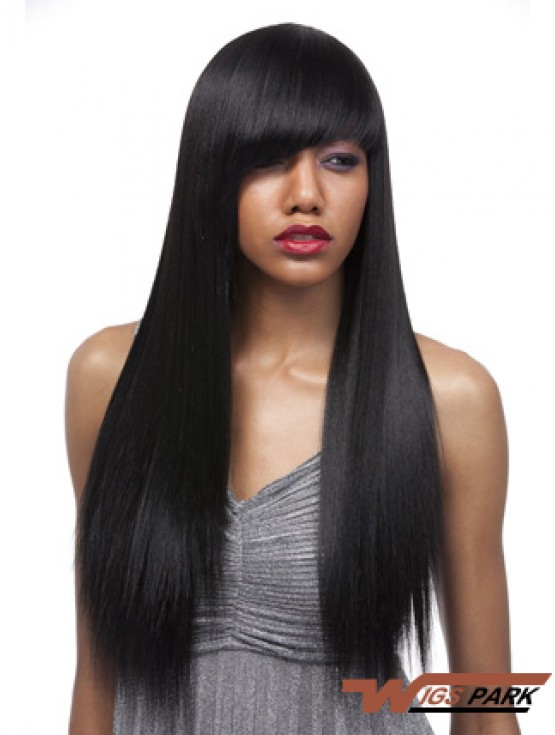 24 inch Black Lace Front Wigs For Black Women