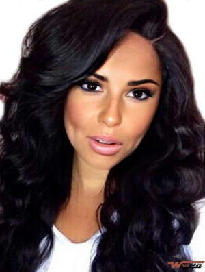 Capless Curly African American Black 15 inch Synthetic Wigs