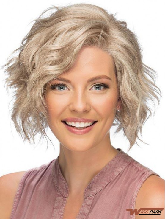 Lace Front Short Blonde Curly Affordable Classic Wigs For Women