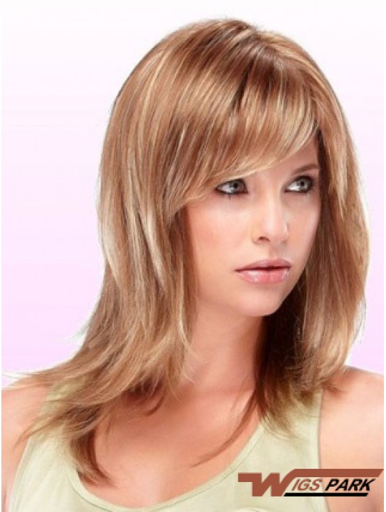 Synthetic Hair Sale With Capless Straight Style Shoulder Length Layered Cut