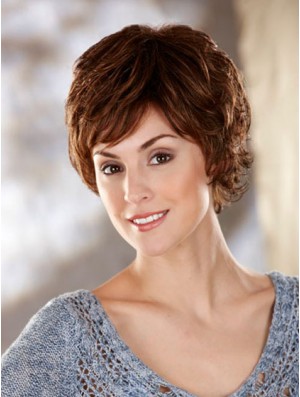 Wavy Brown Amazing Short Classic Wigs