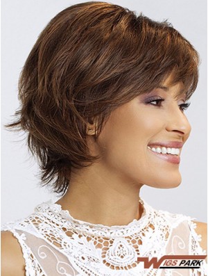 Wavy With Bangs 8 inch Stylish Short Wigs