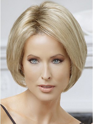 Bobs Blonde Straight Chin Length 10 inch Online Medium Wigs