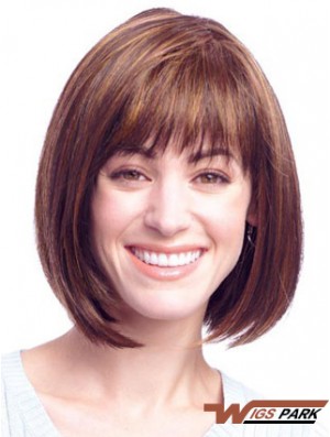 Lace Front Chin Length Straight Auburn Amazing Bob Wigs