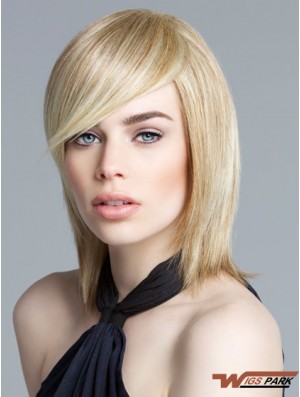 Lace Front Chin Length Straight Blonde New Bob Wigs