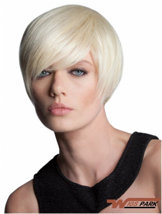 Capless Short Straight Blonde Style Bob Wigs