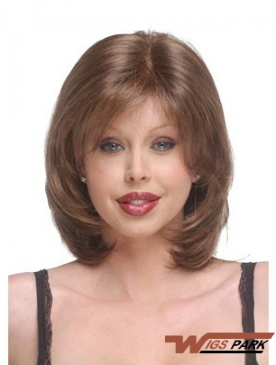 Capless Chin Length Straight Auburn Discount Bob Wigs