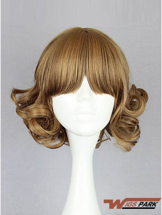 Capless Chin Length Wavy Blonde Amazing Bob Wigs