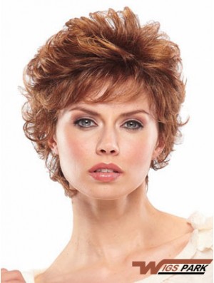 Short Wavy Capless Wigs For Women