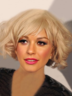 Lady Gaga Wig Chin Length With Bangs Remy Real