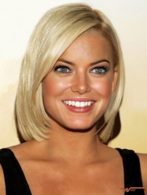  Wigs 100% Hand Tied Remy Real Blonde Color Short Length