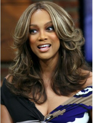 Ombre/2 Tone Wavy Layered Lace Front 16 inch Gorgeous Tyra Banks Wigs