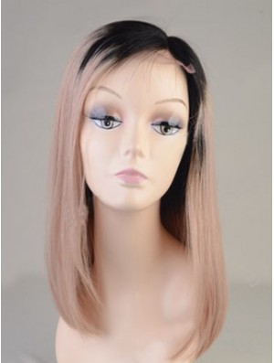 Long Straight Without Bangs Full Lace 14 inch Best Black Women Wigs