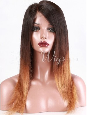 Long Straight Without Bangs Full Lace 18 inch Beautiful Black Women Wigs