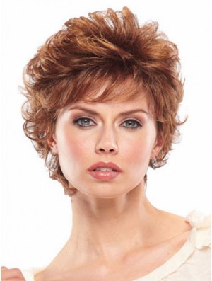 Auburn Short Wavy Classic Capless Wig Sale Online