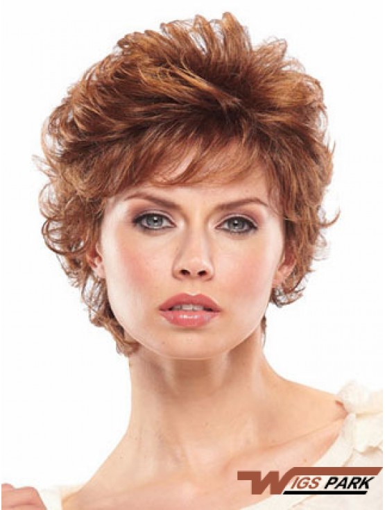 Auburn Short Wavy Classic Capless Wig Sale Online