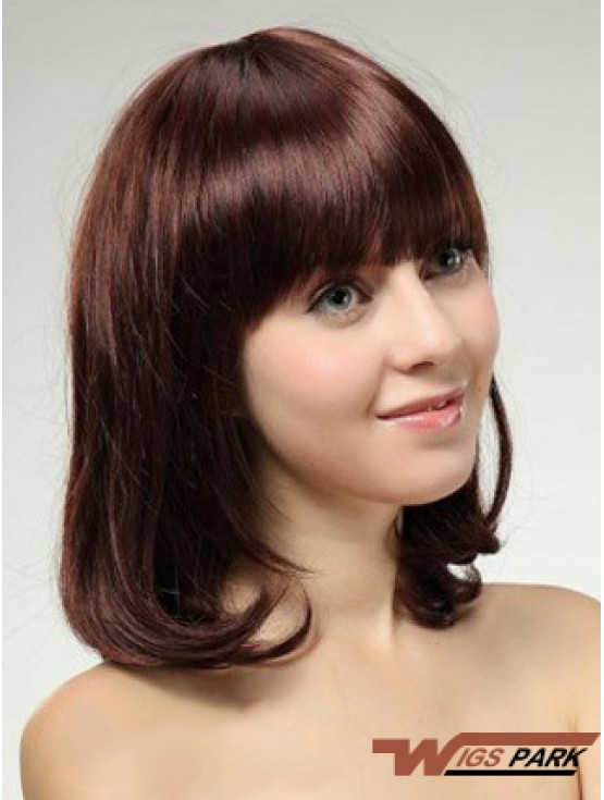 Shoulder Length Straight Capless Wigs Online Store UK