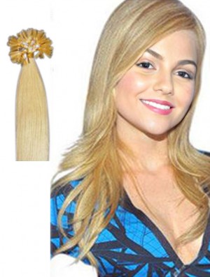 Blonde Straight Top Nail/U Tip Hair Extensions