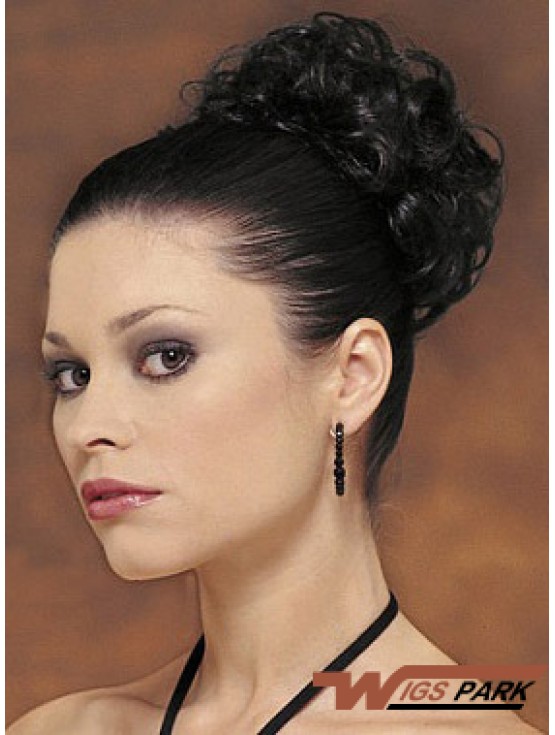 Black Big Bun Hair Piece