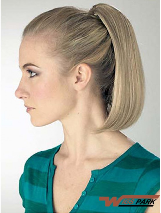 Exquisite Straight Blonde Ponytails